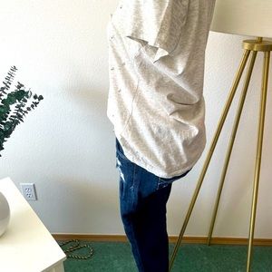 Banana Republic Top and Abercrombie Jeans